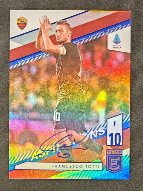 2019-20 CHRONICLES ELITE ASPIRATIONS Francesco Totti Auto 