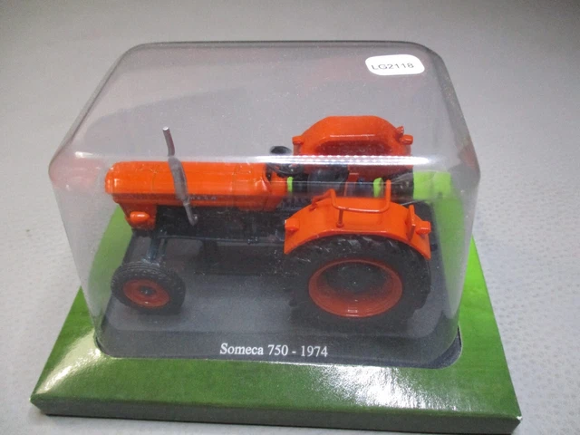 LG2118 UH HACHETTE Tracteur Monde Agricole 108 1/43 1:43 Someca 750 France 1974