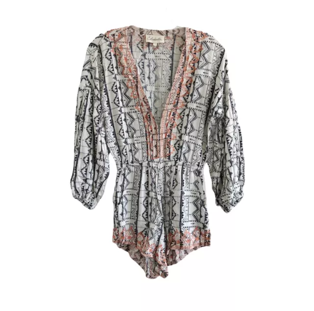 Cleobella Boho Mischa Romper Henna Print XS