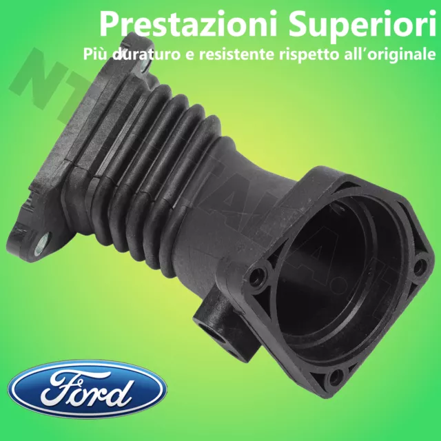 Manicotto Collettore Aspirazione Intercooler⭐ Ford Focus 1.6 Tdci Foro Sensore 3