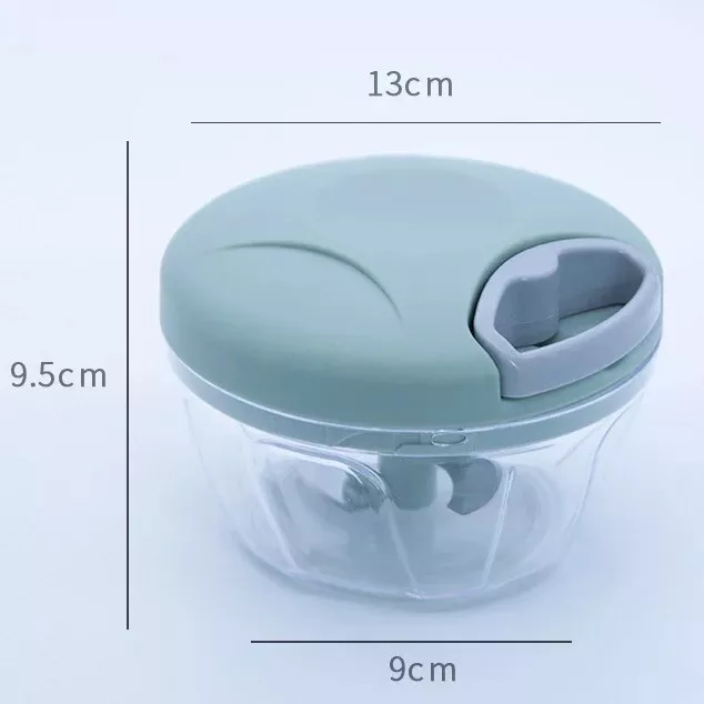 Pulling Vegetable Food Chopper Slicer Hand Blender Kitchen Tool Processor 450ml