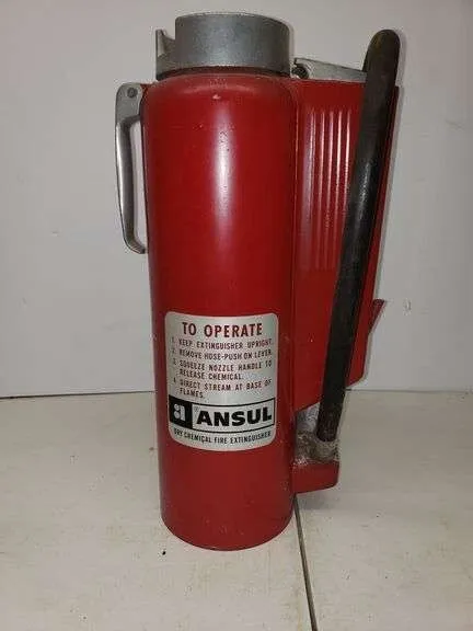 Vintage Fire Extinguisher (Ansul Company) *EMPTY* Collectors Item!