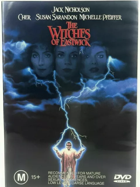 The Witches Of Eastwick DVD - Cher (Region 4, 1999) Free post