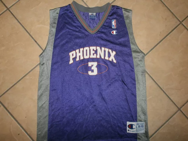 Phoenix Suns Champion NBA Jersey Basketball #3 Stephon Marbury Men Size L