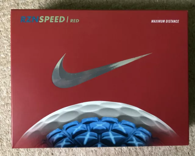 Nike RZN Speed rot NEU 12 Bälle SELTENE Golfbälle