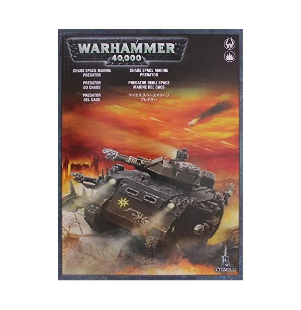 Squad De Marines Del Caos De Warhammer 40K - 10 Figuras Tácticas Con Cañón De Plasma ¡Listas Para Pintar!