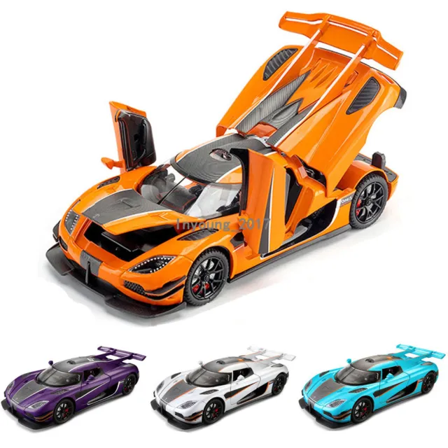 1:24 Koenigsegg One:1 Diecast Model Car Alloy Toy Vehicle Boys Toys Kids Gifts