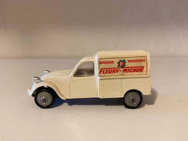 RARE CITROEN 2CV AZ orange NOREV Plastique Vintage N