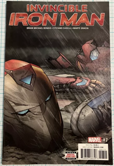 Invincible Iron Man #7 NM Riri Williams 2017 Marvel Comics Bendis Ironheart
