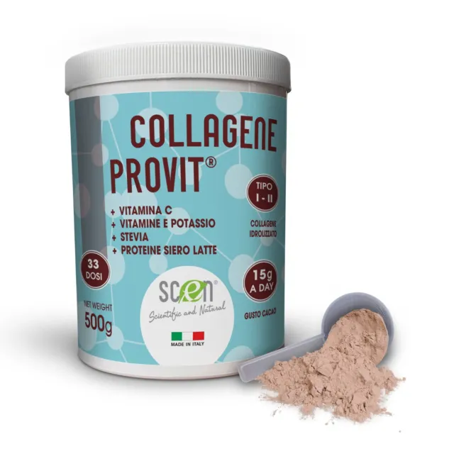 Collagene Provit - Collagene idrolizzato tipo I e II ad altissima concentrazione
