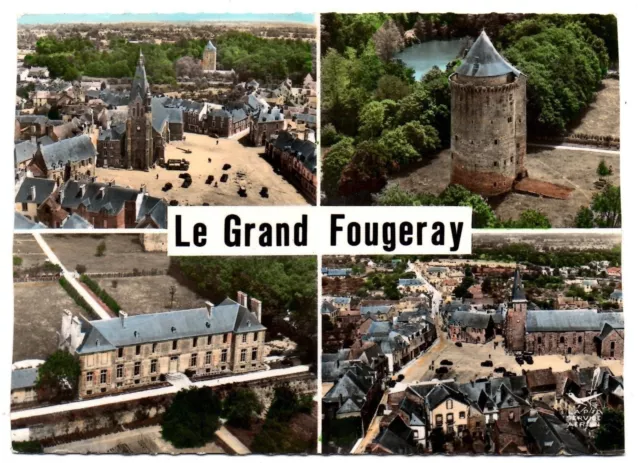 CPSM GF 35 - LE GRAND FOUGERAY (Ille et Vilaine) - multivues (Tour Duguesclin, é