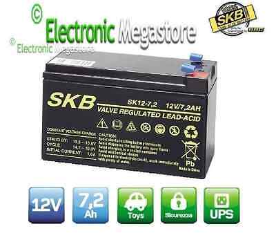 h AGM BATTERIA RICARICABILE ERMETICA PIOMBO 12V 10Ah 150x66x95 mm PER UPS BICI ETC 