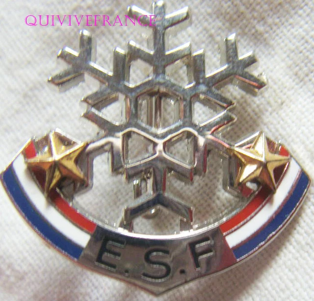 SK2587 - INSIGNE BADGE ECOLE DU SKI FRANÇAIS - LA FLECHETTE