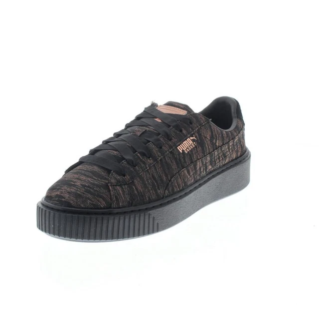 PUMA BASKET PLATFORM Nero Taglia 37.5 4.5 US 23.5cm Scarpe
