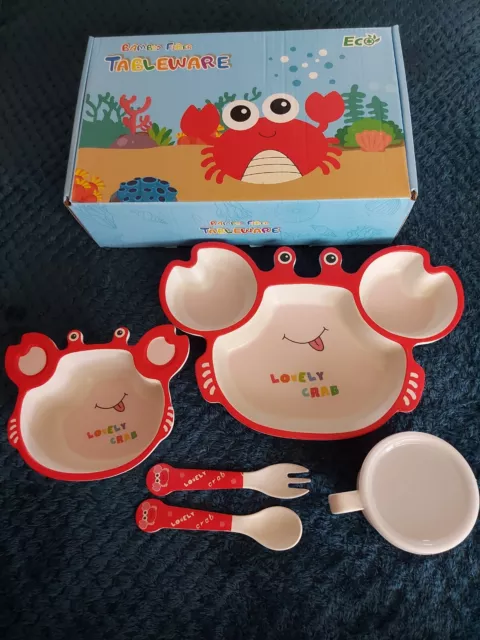 baby bamboo dinner set