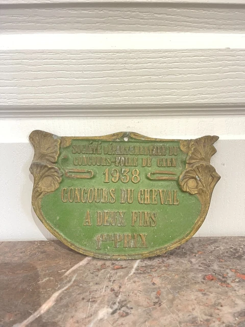 PLAQUES CONCOURS AGRICOLE ministère de l'agriculture 1887 race