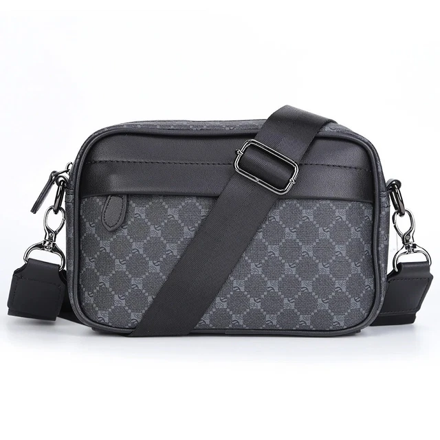 Sac à Bandoulière Anti-vol Pour Homme - Sangle Réglable En Cuir PU, Style Moderne, Neuf Avec étiquettes