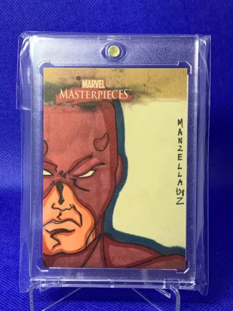 2008 Upper Deck Marvel Masterpieces Sketches - Daredevil By Joe Manzella