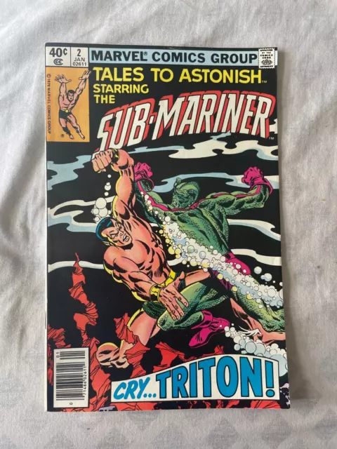 Tales To Astonish Starring The Sub-Mariner #2 - Cry...Triton! - Comic