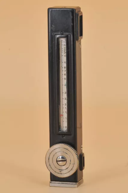 Curieux télémètre vertical sans marque pour appareil photo ancien