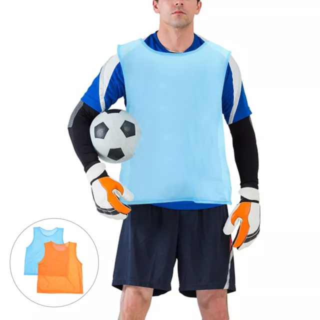 6 Pcs Polyester Child Team Jersery Soccer Practice Jerseys Vests