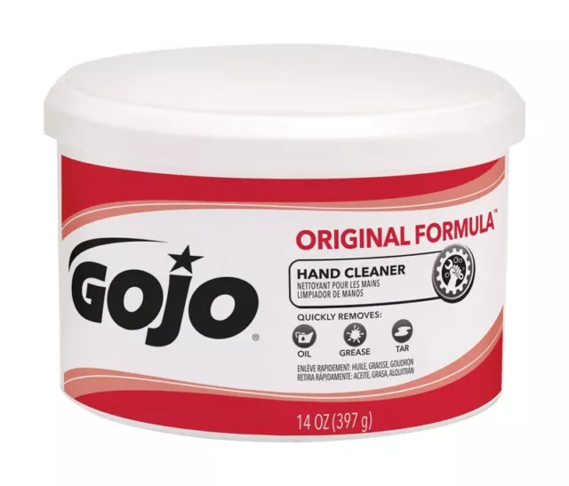 Limpiador de manos Gojo Original Formula sin olor con acondicionadores para piel sin agua 14 oz