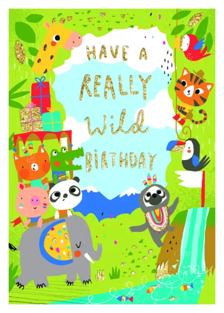 Rachel Ellen Birthday Cards- Jungle