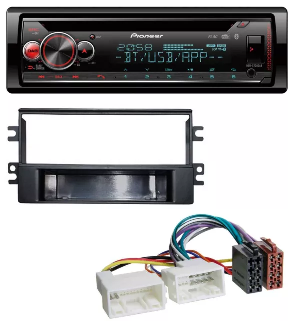 Radio de coche Pioneer MP3 DAB CD Bluetooth USB para Kia Carens (desde 2007)