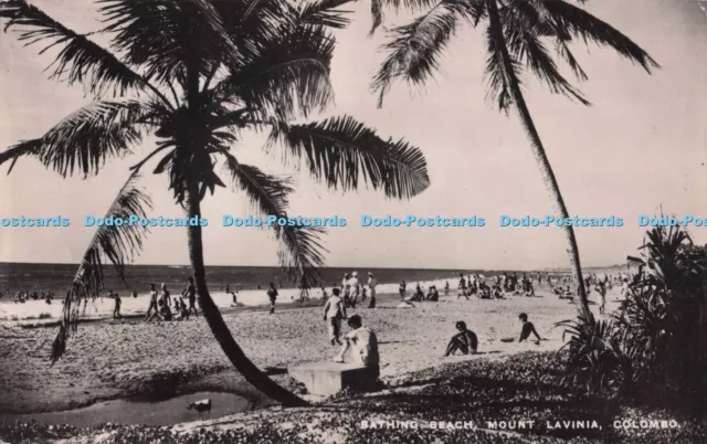 R700659 Colombo. Bathing Beach. Mount Lavinia. Geo. A. Koch. Thomas of Fleet St.