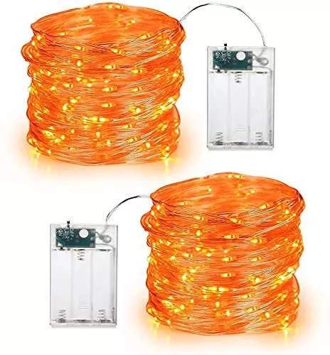 Guirnalda Luces de Otoño, 2 Packs 6M 60 LED Acción de Gracias Decoración Na