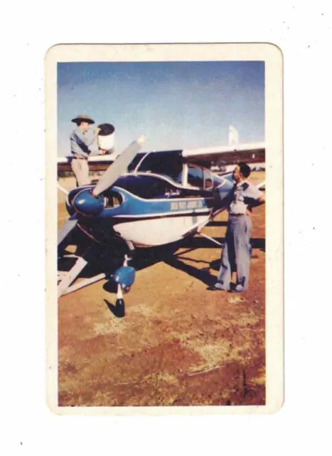 Swap Card - Original Golden Fleece 1960's - Green No. 8B - Bush Pilots