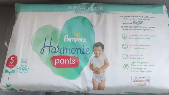 112 Couches Pampers Harmonie Taille 5 (12-17 Kg) 3