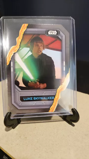 2023 Topps Star Wars Flagship ~ Luke Skywalker Diecut Insert #LS-1.   1b