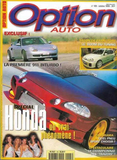 Magazine Option Auto No 105 Octobre 1999