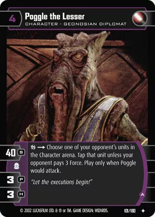 Poggle the Lesser (A) - FOIL - Attack of the Clones - Star Wars TCG