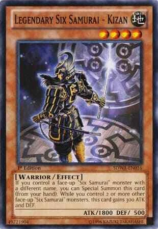 Yu-Gi-Oh! - Legendary Six Samurai - Kizan  (SDWA-EN016) - Structure Deck Samurai