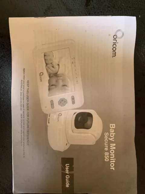 Oricom Secure 850 Digital Video Baby Monitor