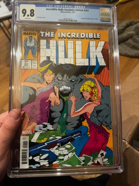 Incredible Hulk #347 1st App Joe Fixit 2023 Facsimile Key CGC 9.8