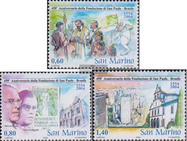 San Marino 2158-2160 (complete issue) unmounted mint / never hinged 2004 450Jahr