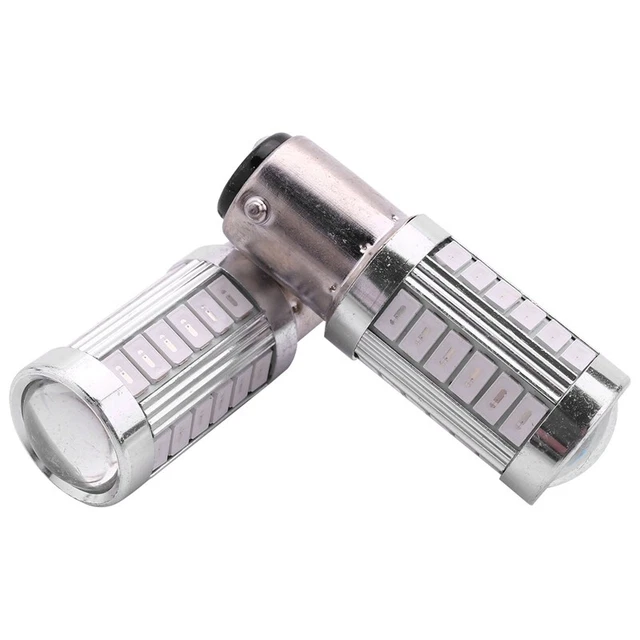 2pcs Red 1157 P21/5w Bay15d Super Bright 33 Smd 5630 5730 Led Auto Brake LightC3