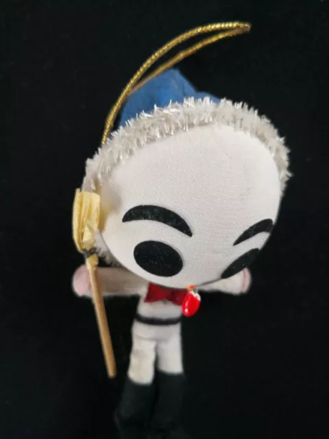 Vintage Santa,Rare Blue big head retro Father Christmas, Xmas Tree Decoration