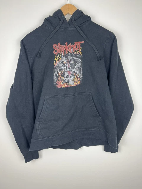 VTG Slipknot Hoodie Two Sided Y2K Black Size M