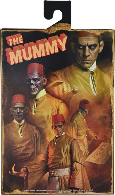 Monster 3 NECA UNIVERSAL MONSTERS The Mummy Action Figure, Karloff The U ...