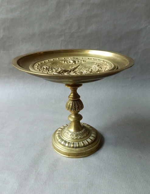 ANCIENNE COUPE BRONZE signé PICAULT décor antique XIXe