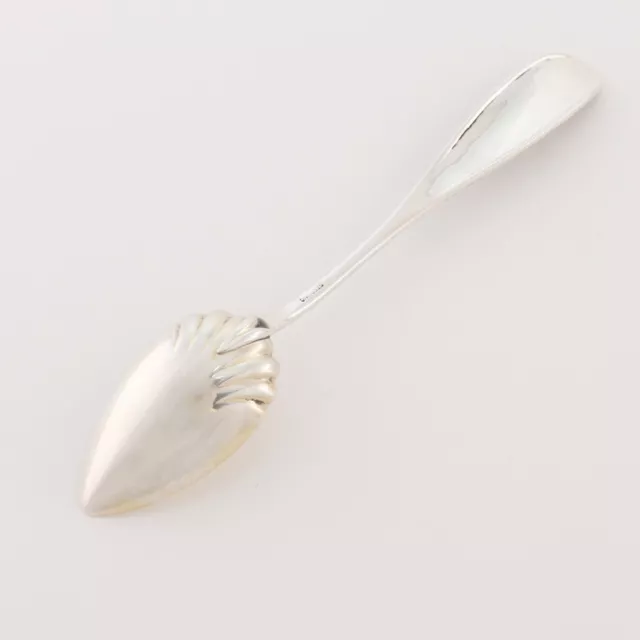 Lovely American Sterling Silver Enamel Parcel Gilt  Citrus / Grapefruit Spoon 3