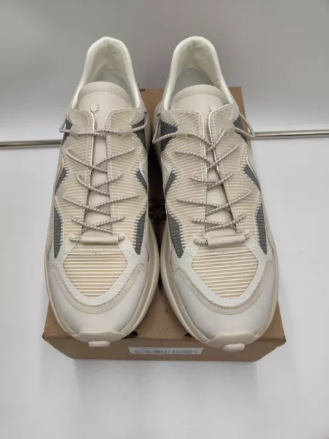 Women's Stuart Weitzman 1 Sneakers  Oat Leather Size 8.5 B Medium