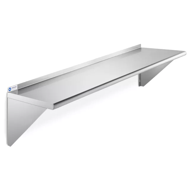 NSF Stainless Steel 12" x 60" Wall Shelf Commercial Kitchen Restaurant Shelving