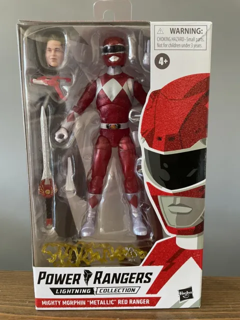 Power Rangers Lightning Collection Mighty Morphin Metallic Red Ranger Figure