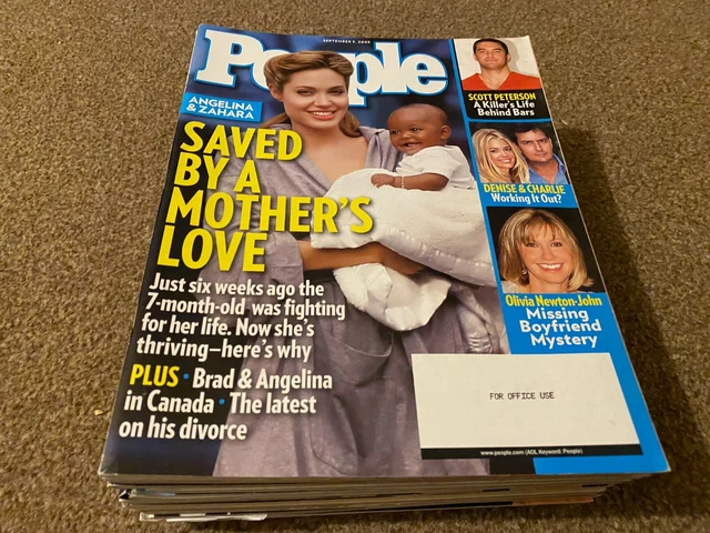 People Magazine 5/9/05 Angelina Jolie Olivia Newton-John Victoria Beckham