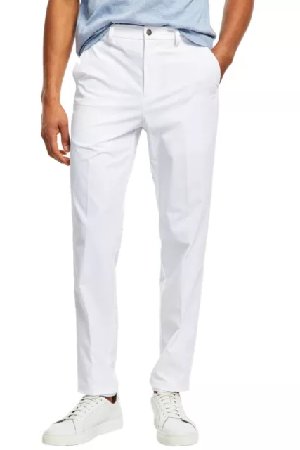 Calvin Klein Mens Slim Fit Tech Performance Pants 34W x 32L White - NWT $95